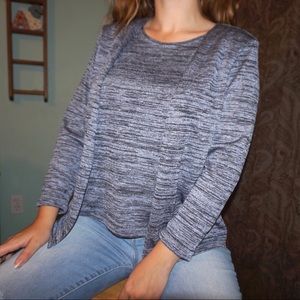 GRENA Space Grey Y2K Top